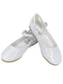 Lito Girls White Patent Ankle Strap Elsa Flat Dress Shoes 9 Toddler-5 Kids - SophiasStyle.com